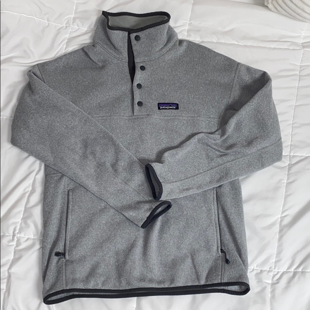 Patagonia grey fleece
